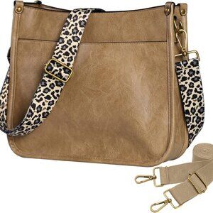 Crossbody Bag for Women Vegan Leather Hobo Handbags Trendy Shoulder Purse Handba